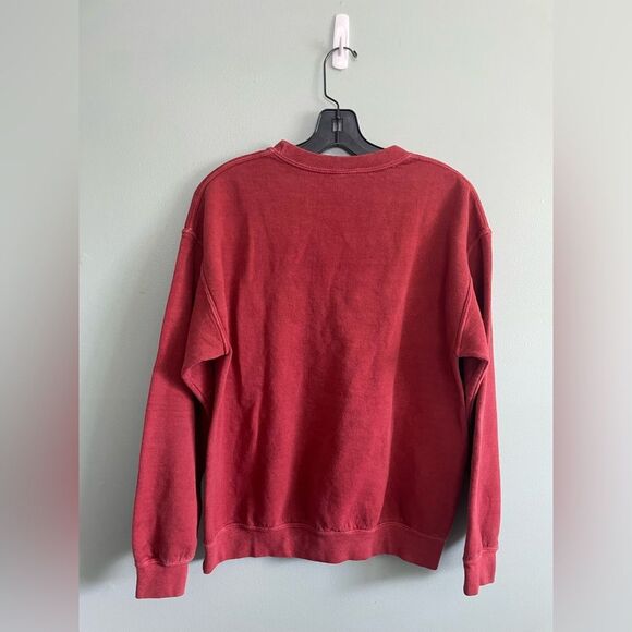 Red Rust Mineral Wash Women’s Sriracha Sweatshirt Sz Medium - Picture 5 of 5